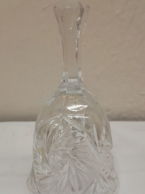Decorative crystal bell 13cm new