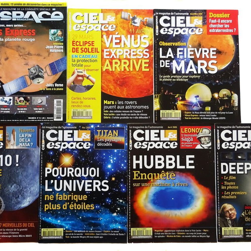 Ciel & Espace French astronomy magazines like new