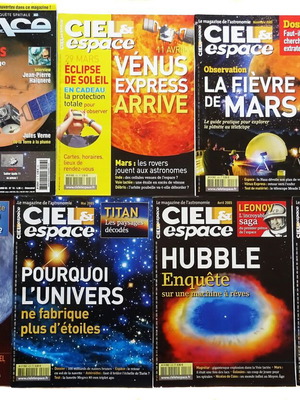 Ciel & Espace French astronomy magazines like new