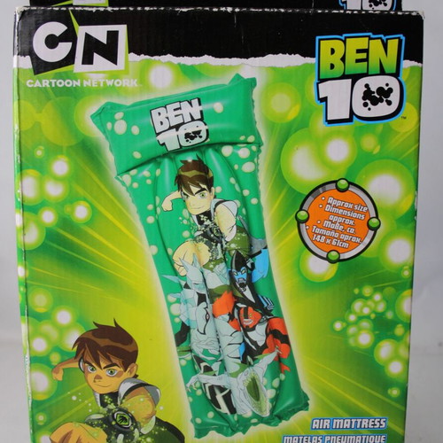 Ben 10 Cartoon Network inflatable air mattress new 148x61cm