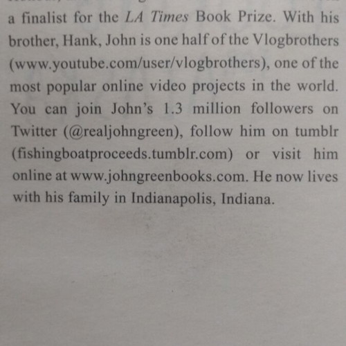 Looking for Alaska book used, English by John Green