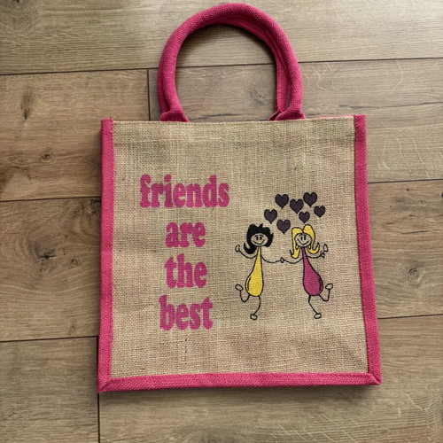 Jute bags set, 30cm x 30cm