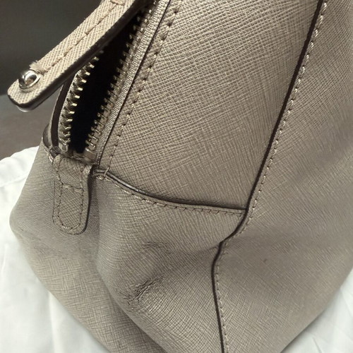 Michael Kors grey leather handbag