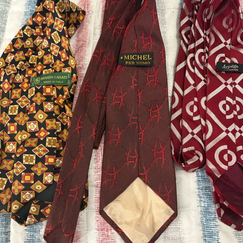 Set of 3 men's branded ties new