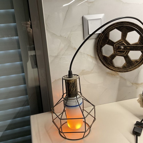 Globostar Rydon 01216 vintage metal wall light with rust effect