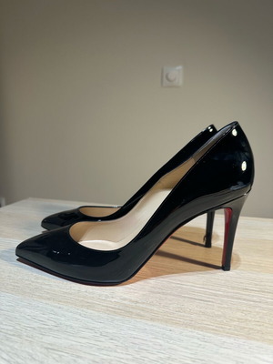 Christian Louboutin γόβες Pigalle 85 μαύρες, σαν καινούργιο, μέγεθος 42