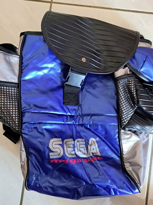 Sega Mega Pac σακίδιο πλάτης σαν καινούργιο, μπλε και μαύρο