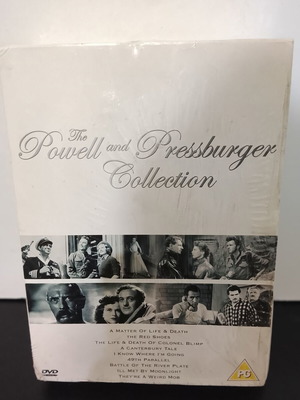 The Powell and Pressburger Collection 9 DVD set used with English subtitles