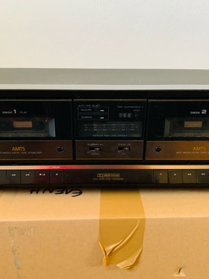 Aiwa AD-WX515E double stereo cassette deck used, vintage hi-fi