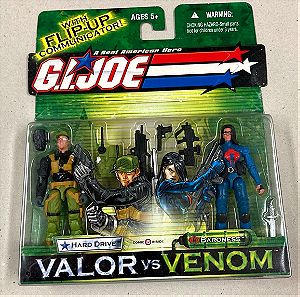 G.I. JOE Valor Vs Venom Hard Drive Vs Baroness Καινούργιο Τιμή 14 ευρώ