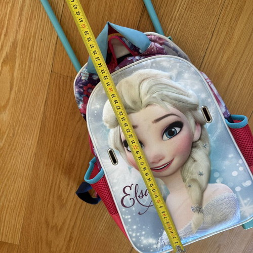 Gym kindergarten trolley backpack Elsa with removable mask