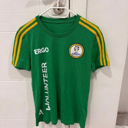 Adidas UEFA Euro 2024 Germany Volunteer T-shirt Ergo Green size XS like new