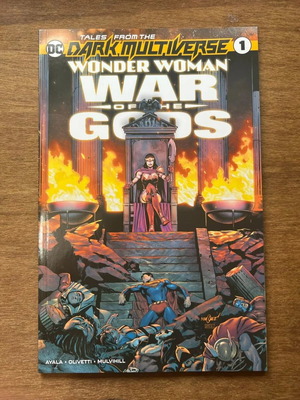 Tales From The Dark Multiverse Wonder Woman War Of The Gods #1 in very good condition