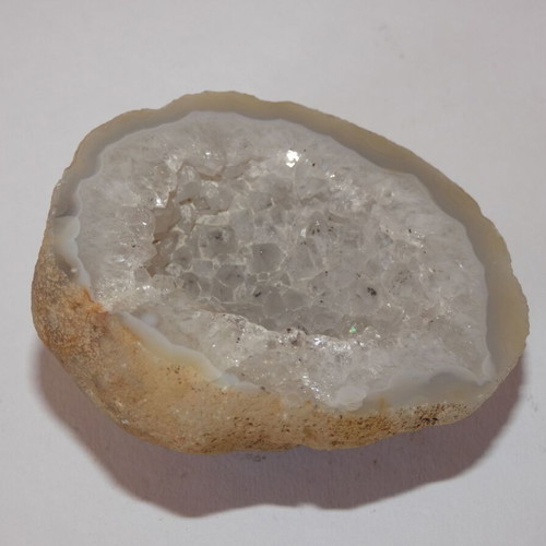 Agate geode with quartz new