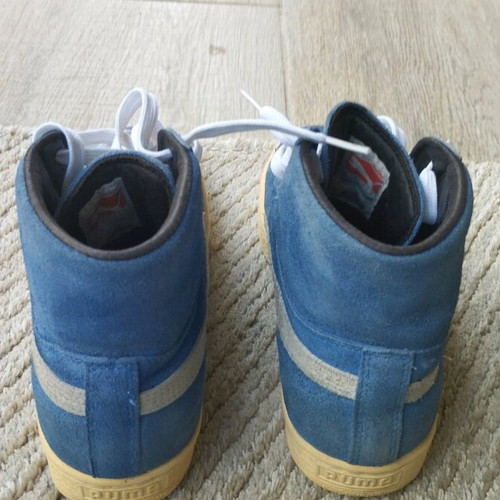 Puma Suede Unisex Ankle Boots like new, size 39.5, blue