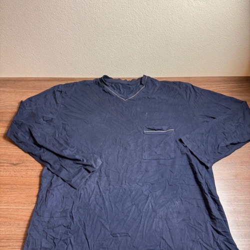 Men's shirt XL used with pocket, blue