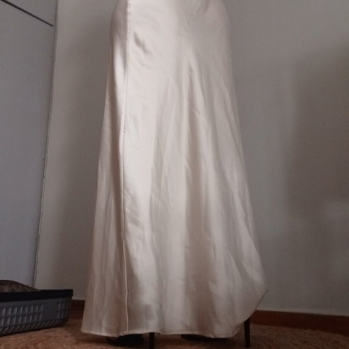 Bershka dress, white beige, size M 38 10