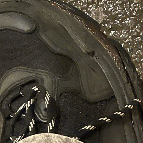 Balenciaga Triple S used black sneakers size 44