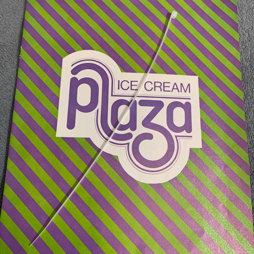 Φυλλάδιο Plaza Ice Cream 1978 μεταχειρισμένο, αυθεντικό