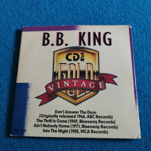 Bb King Vintage Gold 3" CD Mini EP used, blues