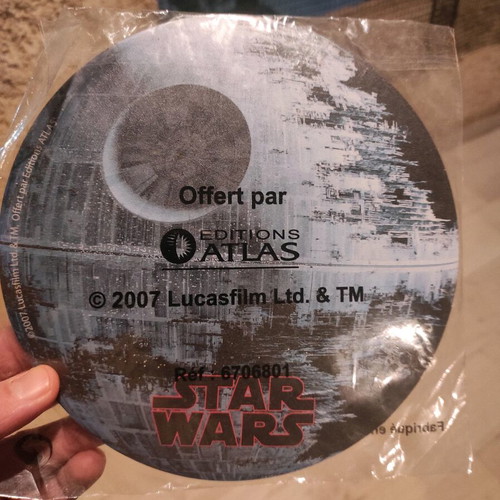 Star Wars Death Star 2007 Lucasfilm mouse pad new, 22cm packaging