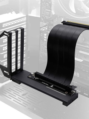 EZDIY-FAB vertical GPU mount kit new with RGB lighting