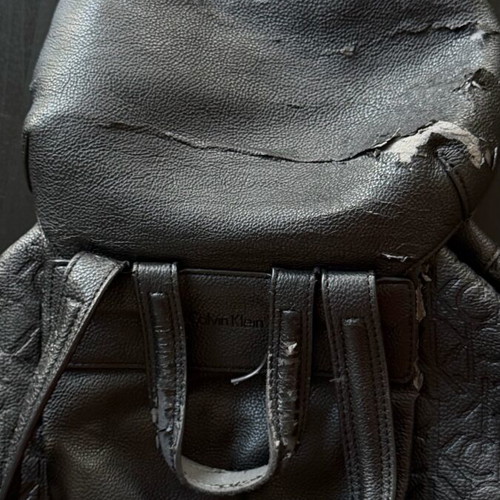 Calvin Klein backpack bag used, black