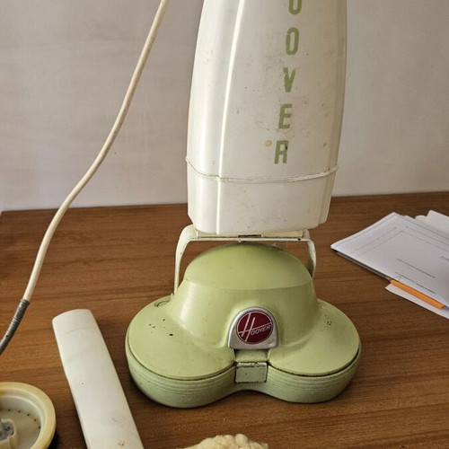 Hoover parquet cleaner used, 1960s with all accessories