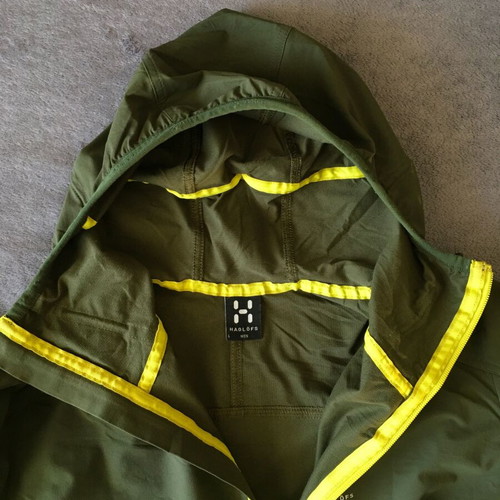 Haglöfs Anorak Boa/Krait/Viper Men Jacket L like new, green