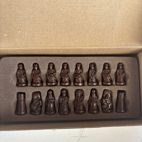 Chinese chess set, vintage style