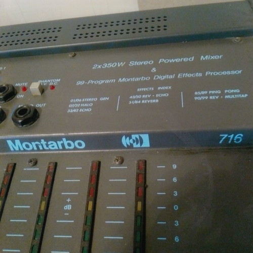 Montarbo Model 716 sound console like new