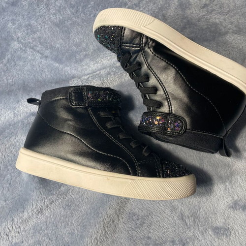 Children's leather boots size 27 like new, black