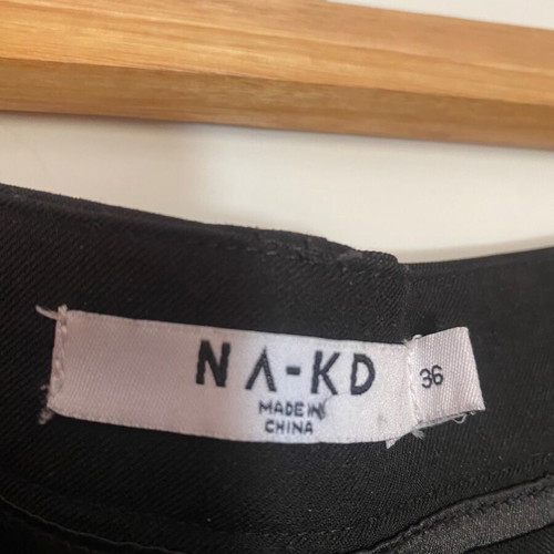 Black high waist pants Na-Kd like new, size 36