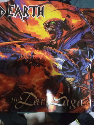 Iced Earth Warlord Planet of Zeus poster like new 55x76