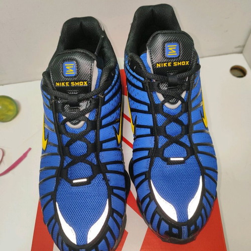 Nike Shox TL like new, size 45, blue and yellow