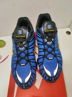 Nike Shox TL like new, size 45, blue and yellow