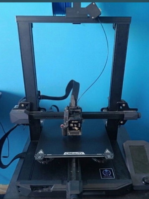 Creality Ender 3 S1 3D εκτυπωτής μεταχειρισμένος με καινούργιο bed και ανταλλακτικά