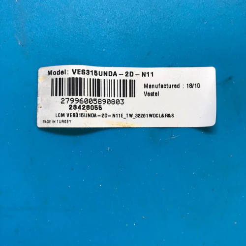 Vestel 17MB140 mainboard used for F&U FL32205H