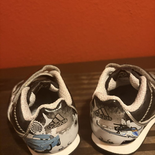 Kids Shoes pack of 3, Adidas McQueen Ortholite and leather, size 22, like new