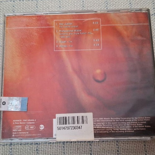 Tori Amos Hey Jupiter Professional Widow CD Maxi Single used, electronic