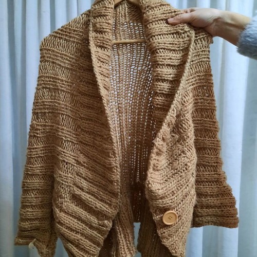 Brown jacket size M like new