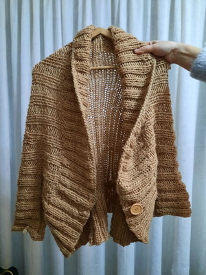 Brown jacket size M like new