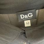 Dolce & Gabbana black transparent blouse size M like new