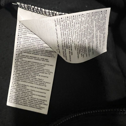 Nike Hoodie Athletic Dept size XXL like new, black athletic zip-up sweatshirt