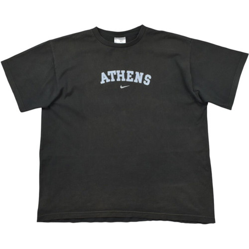 Nike Athens faded black T-shirt used, size Large