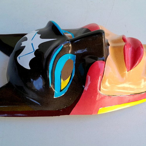 Catwoman carnival mask Greek made 80's new