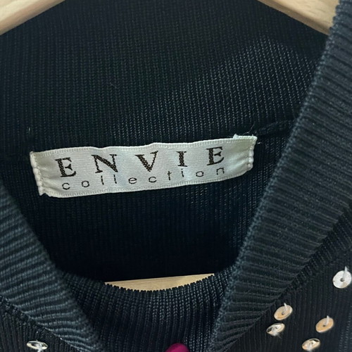 Top used, black, size S