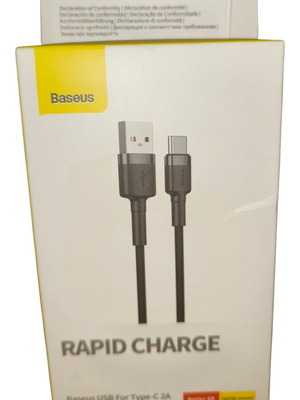 Baseus 3m fast charging cable usb to type-c new