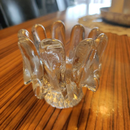 Costa Boda crystal candlestick like new