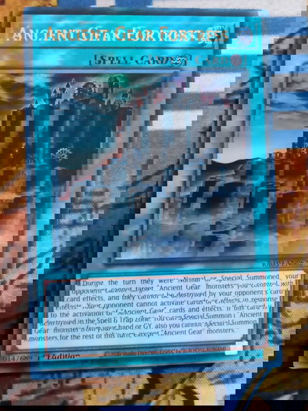 Ancient Gear Fortress (Ultra Rare, Yugioh)
